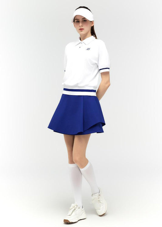 Double flare banded culottes - DF2WCU433M / R.BLUE