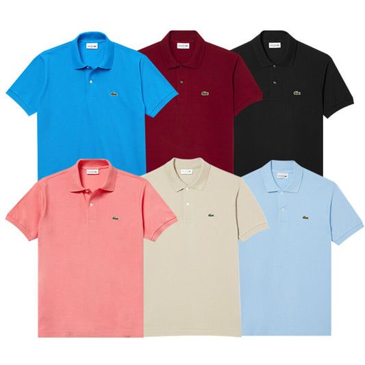 Lacoste men's classic fit original polo collar short sleeve t-shirts 14 styles choose 1