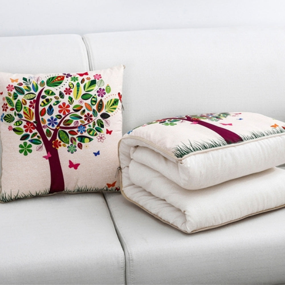 Nordic Portable Simple Foldable Cushion-Cum-Blanket No.6