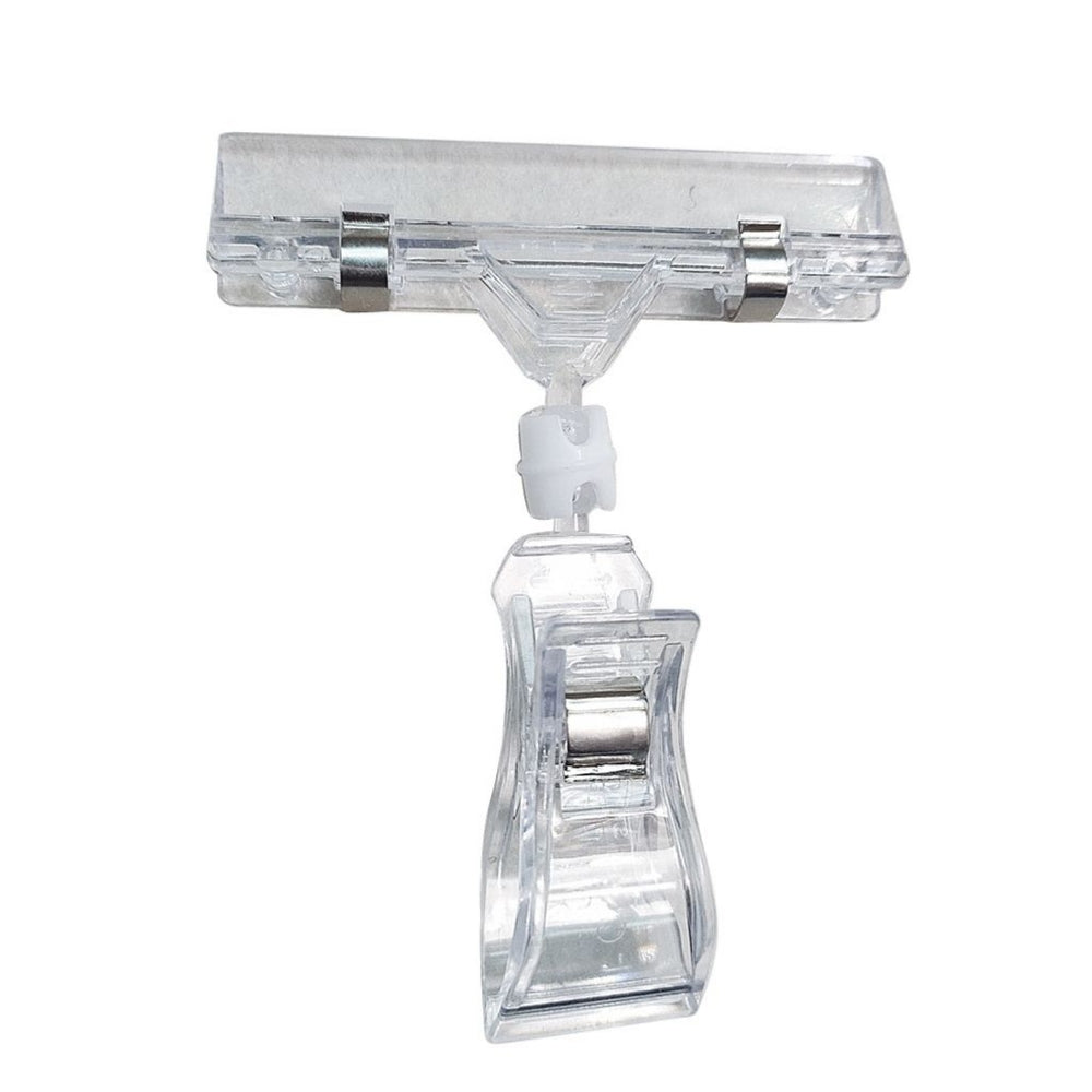 POP Acrylic Clip Price Tag Joint Hanger Clip