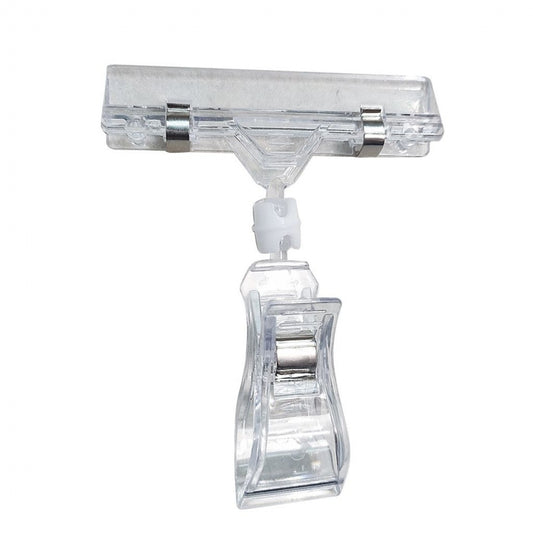 POP Acrylic Clip Price Tag Joint Hanger Clip