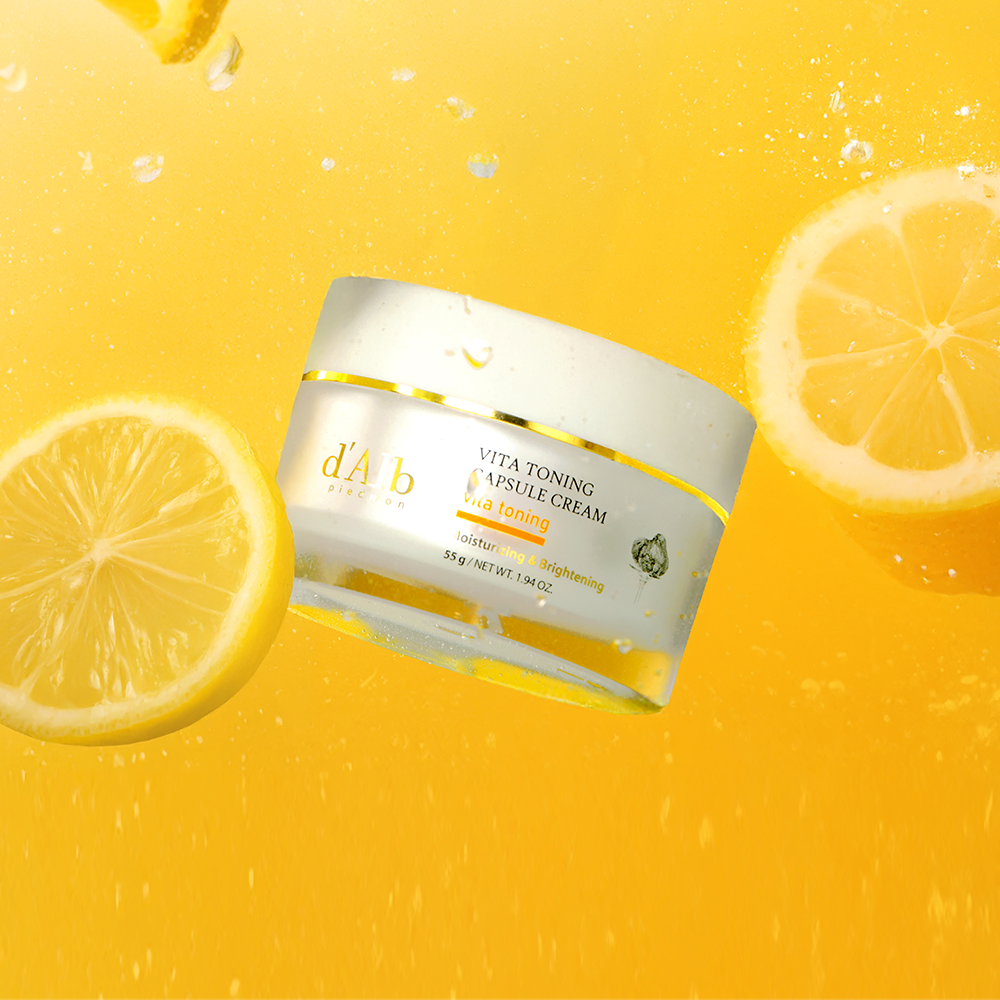 Dalba Vita Toning Capsule Cream Jar 55gX2 No Mak Vita Capsule