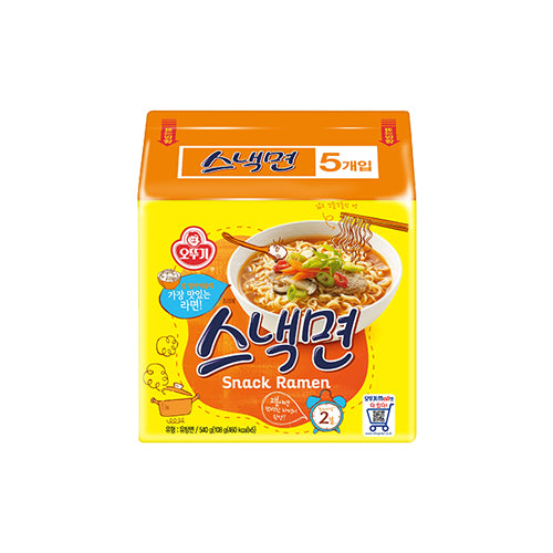 오뚜기 BEST 봉지라면 4팩 진라면 매운맛 열라면 스낵면 김치라면 각 1팩씩