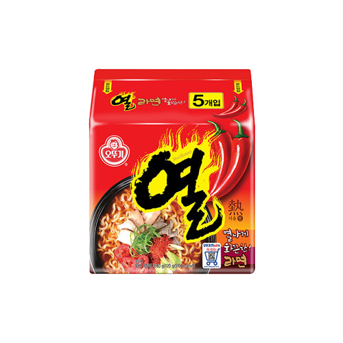 오뚜기 BEST 봉지라면 4팩 진라면 매운맛 열라면 스낵면 김치라면 각 1팩씩