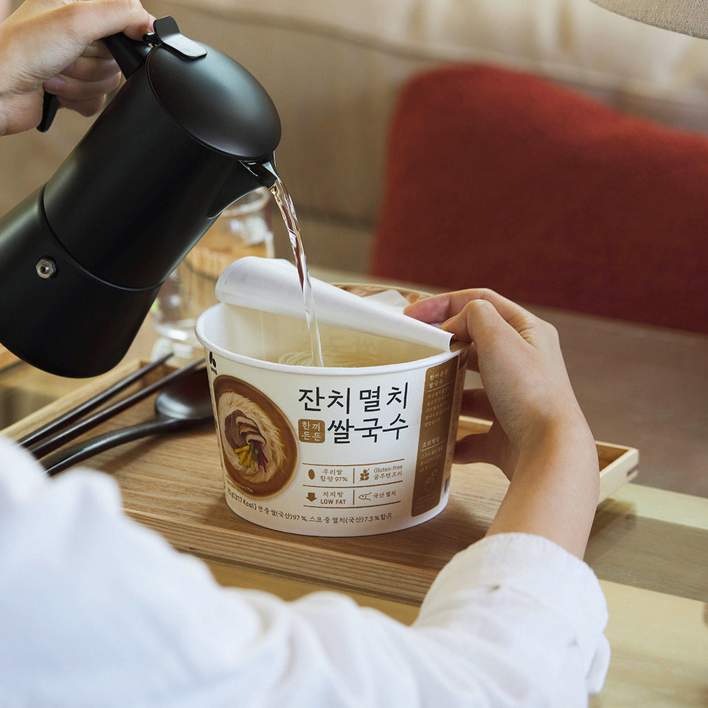 [네이처빌] 97% 쌀로 만든 글루텐프리 한끼든든 쌀국수 혼합 12개입 (멸치3+얼큰3+미역3+우동3)