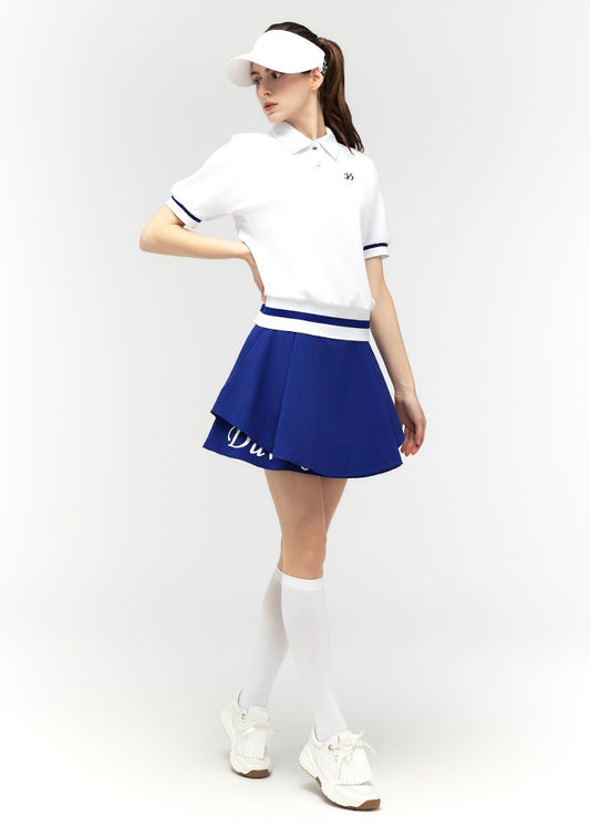 Double flare banded culottes - DF2WCU433M / R.BLUE