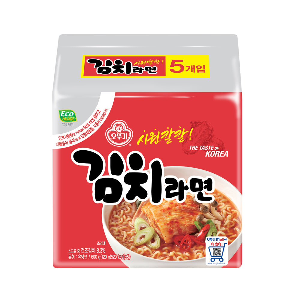 오뚜기 BEST 봉지라면 4팩 진라면 매운맛 열라면 스낵면 김치라면 각 1팩씩