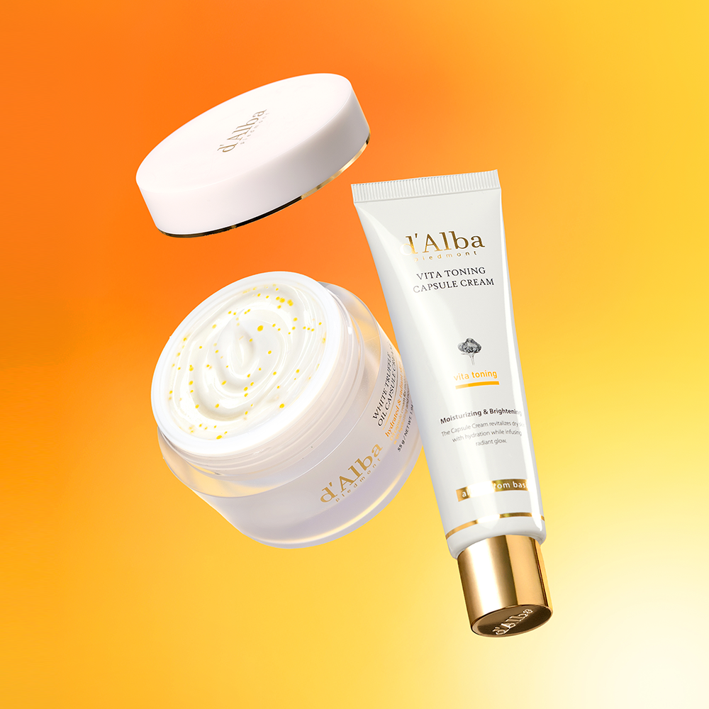 Dalba Vita Toning Capsule Cream Jar 55gX2 No Mak Vita Capsule