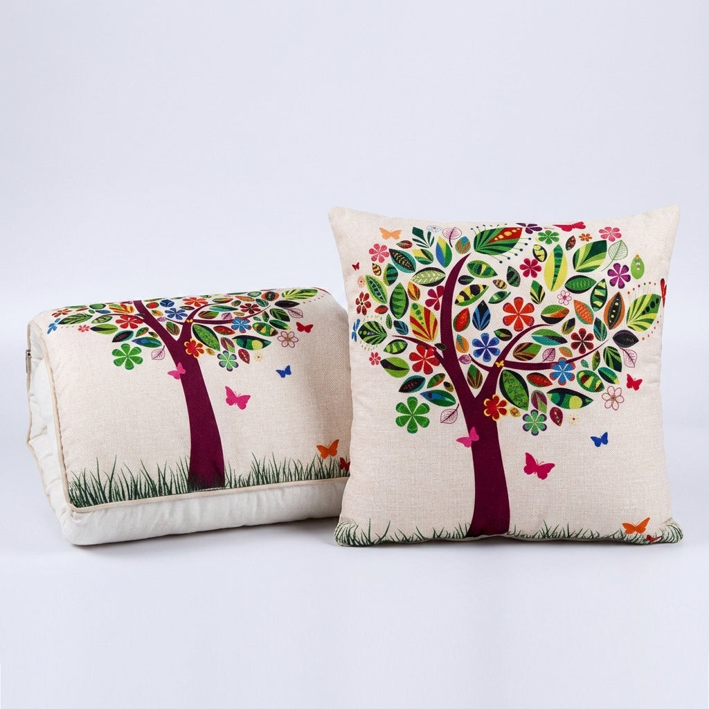 Nordic Portable Simple Foldable Cushion-Cum-Blanket No.6