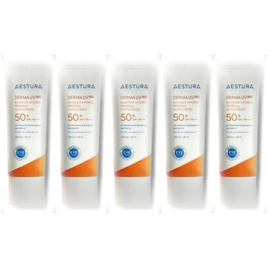 Derma UV365 Barrier Moisture Mineral Sunscreen 40ml 5 Pack