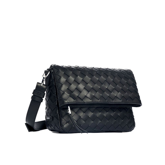 Geiger Intreccio Libe Flap Bag Black