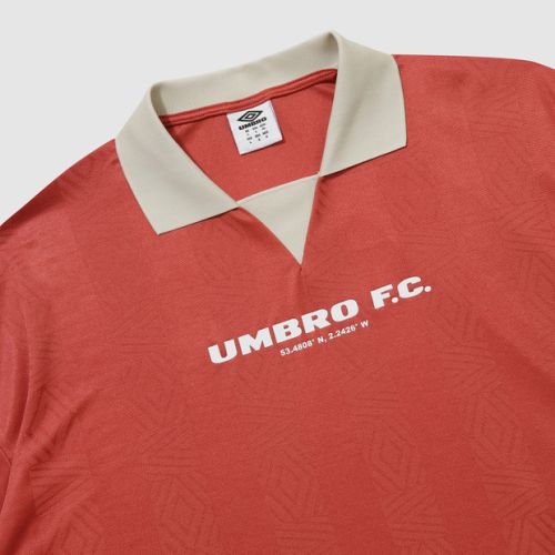 umbro NQ Football Short Sleeve Shirt Red (UQ111CRJ21)