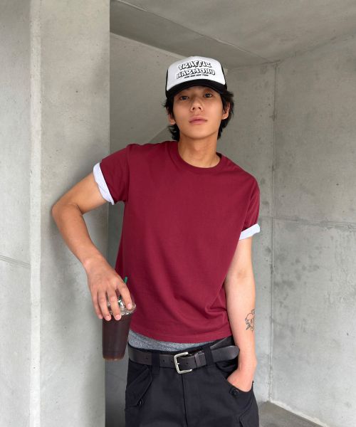 sovermentwithlomort Dryer Safe 3-Way Roll-Up Layered Soft T-Shirt [9 Colors]