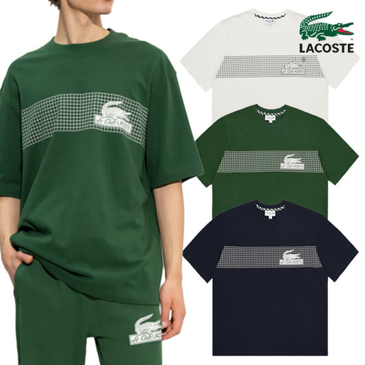 Lacoste unisex oversized tennis print short-sleeve t-shirt